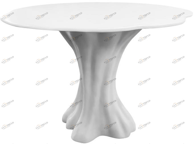 KARPA Круглый стол из стекловолокна Calypso K1140