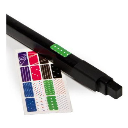 Ручка шариковая Moleskine CLASSIC CLICK (EW41BA10) авт. 1мм прямоугол. черный черные чернила блистер 385426 - Вид №3