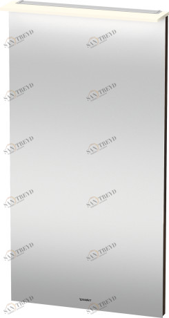 XL749006969 X-Large Зеркало с подсветкой Орех брашированный (натуральный шпон) Duravit