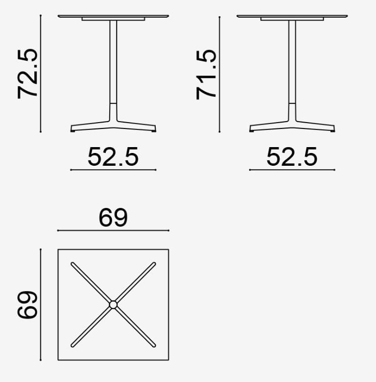 Стол со спицами Arper Wim ARCH-00041896 - Вид №32