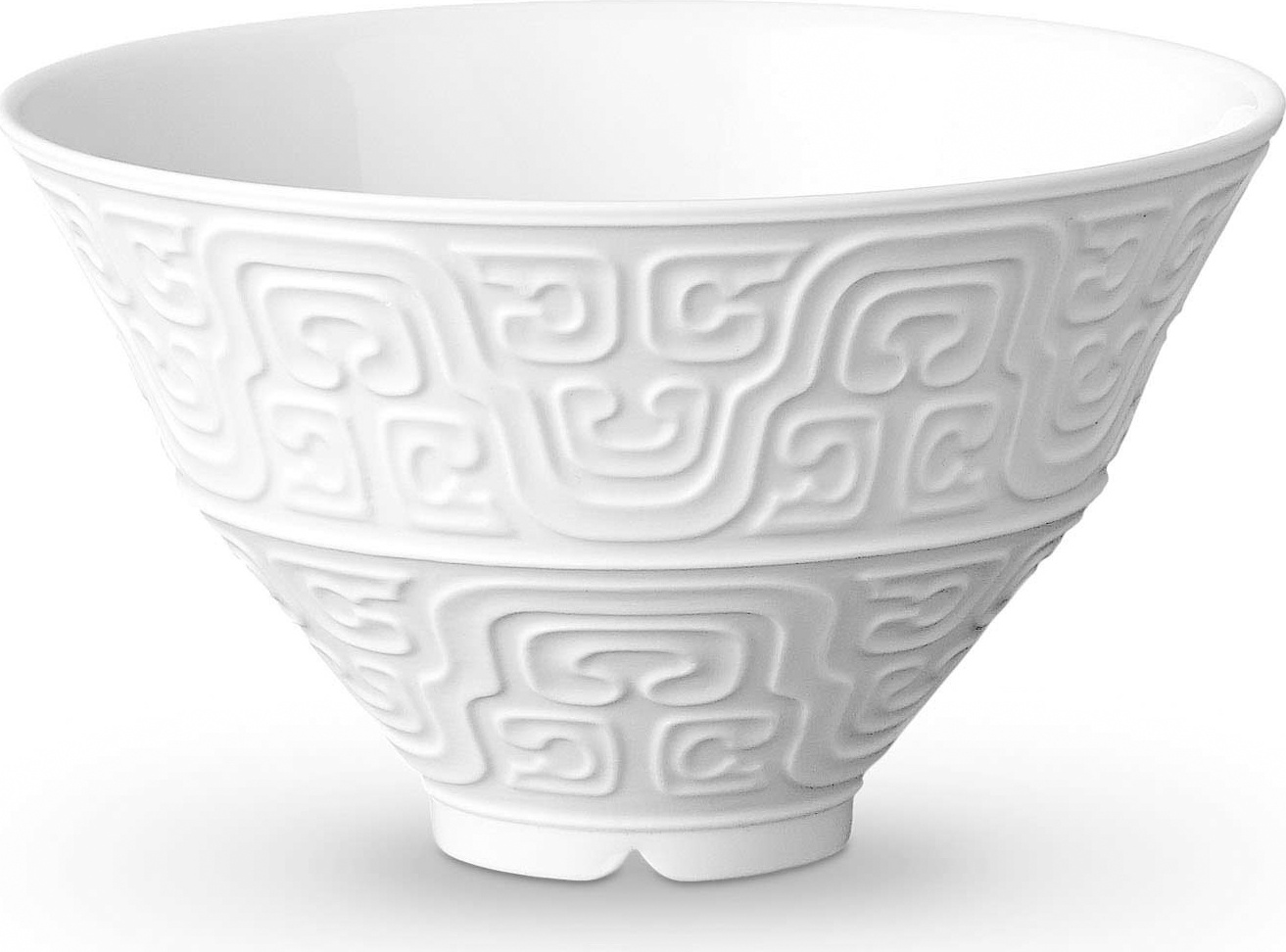 10571388 L’Objet Салатник индивидуальный 13см "Династия "Хань" (белый декор) Фарфор 