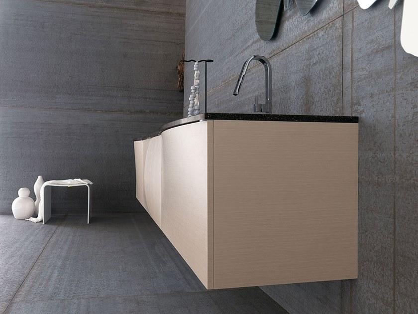 Archeda Деревянная тумба под умывальник с ящиками Bombo sun-id-1419223 - Вид №3