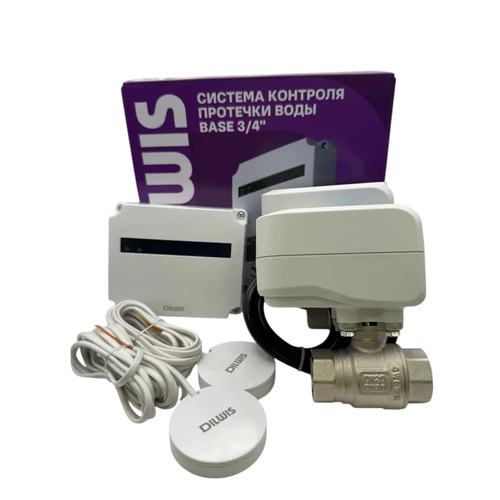 Система защиты от протечек воды DILWIS Base 3/4" - полный комплект 89432904 STLM-1581940