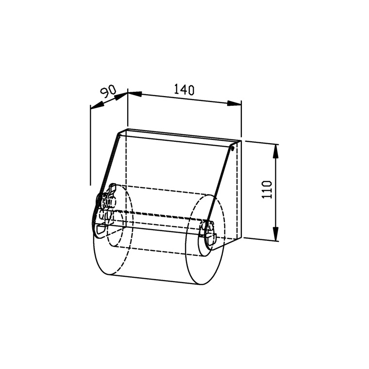 764190 Держатель рулона туалетной бумаги WP148 WAGNER_EWAR A-LINE Wagner Ewar  - Вид №1