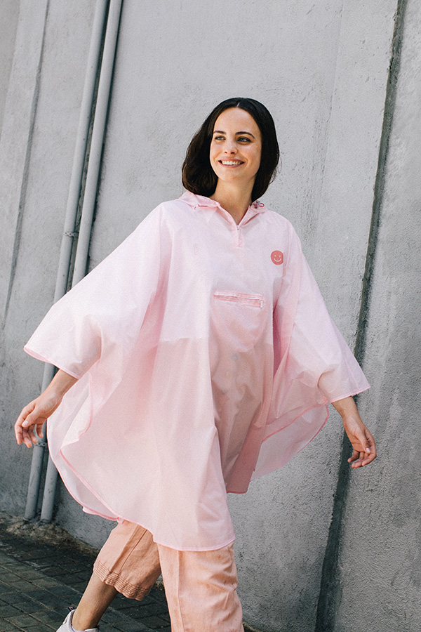 DYSMILEPI Дождевик smile in the rain, розовый Doiy  - Вид №1