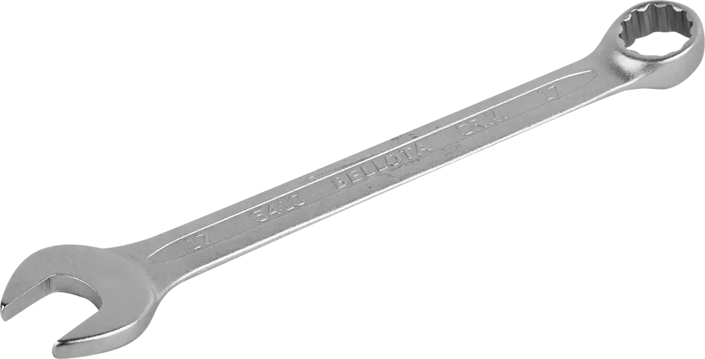 Комбинированный ключ Bellota 6410-17 хромированный 17 мм 87103902