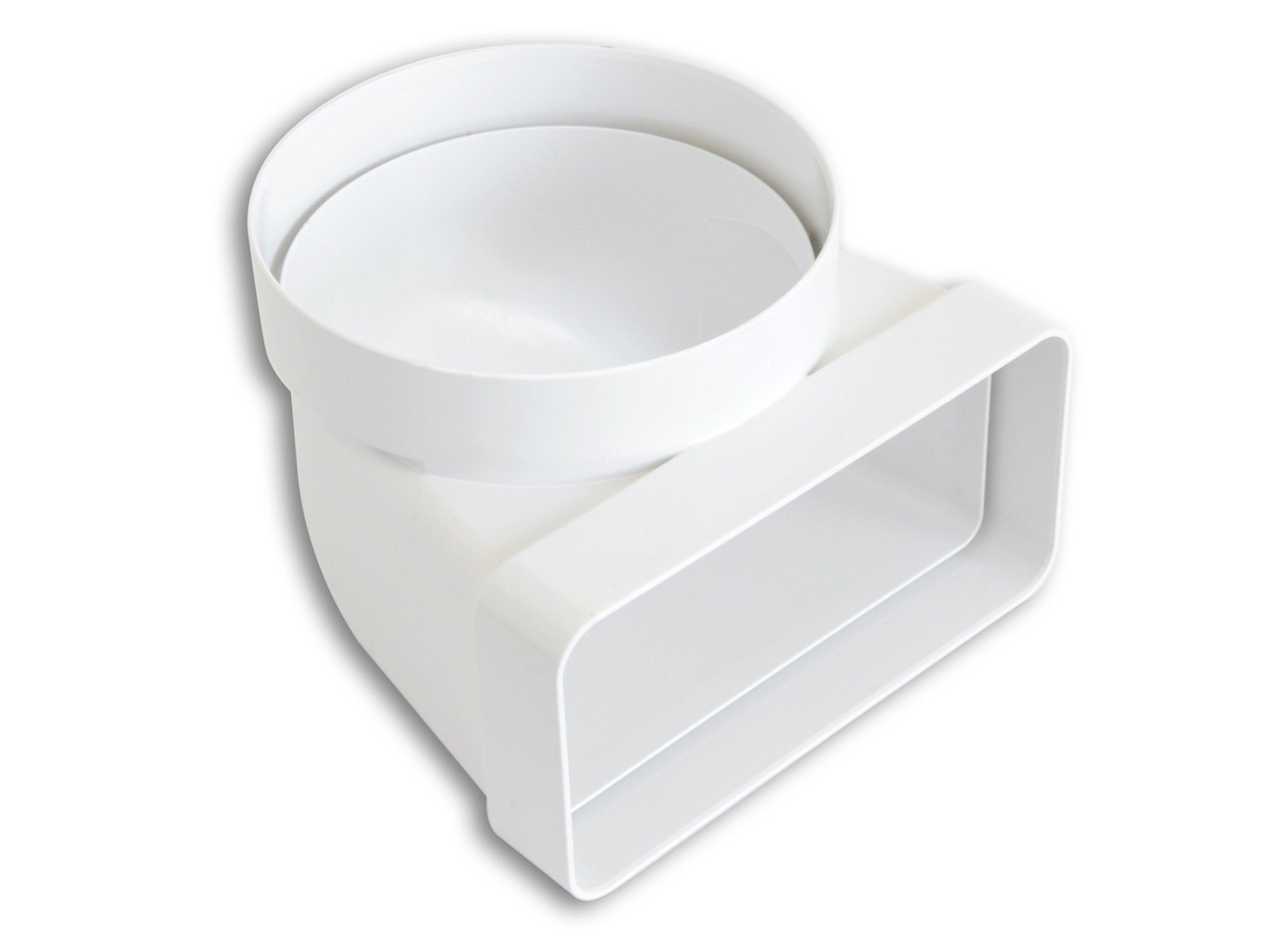 Вертикальная кривая от круглой до прямоугольной трубы First Corporation вентиляция ARCH-00130489