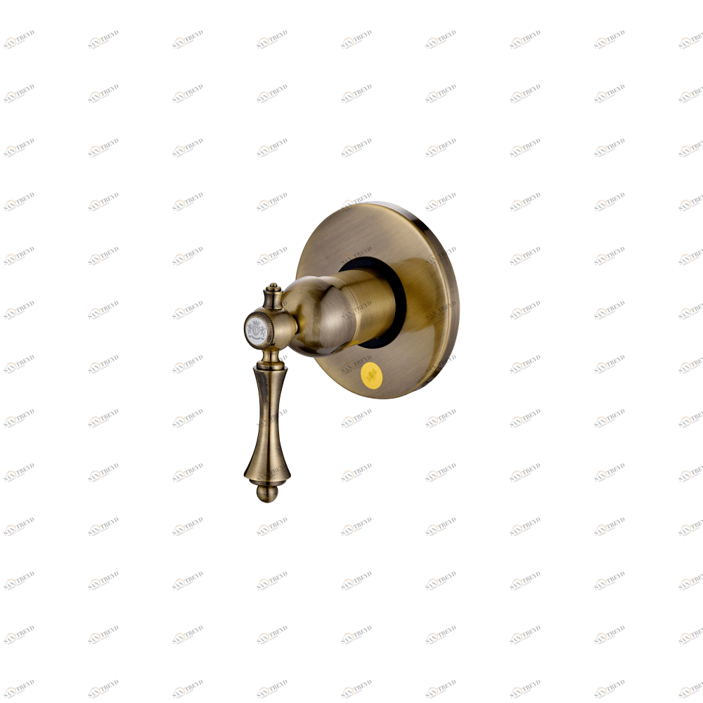 GZ 77055D Смеситель встраиваемый круглый Ganzer Бронза Ganzer Германия 13936