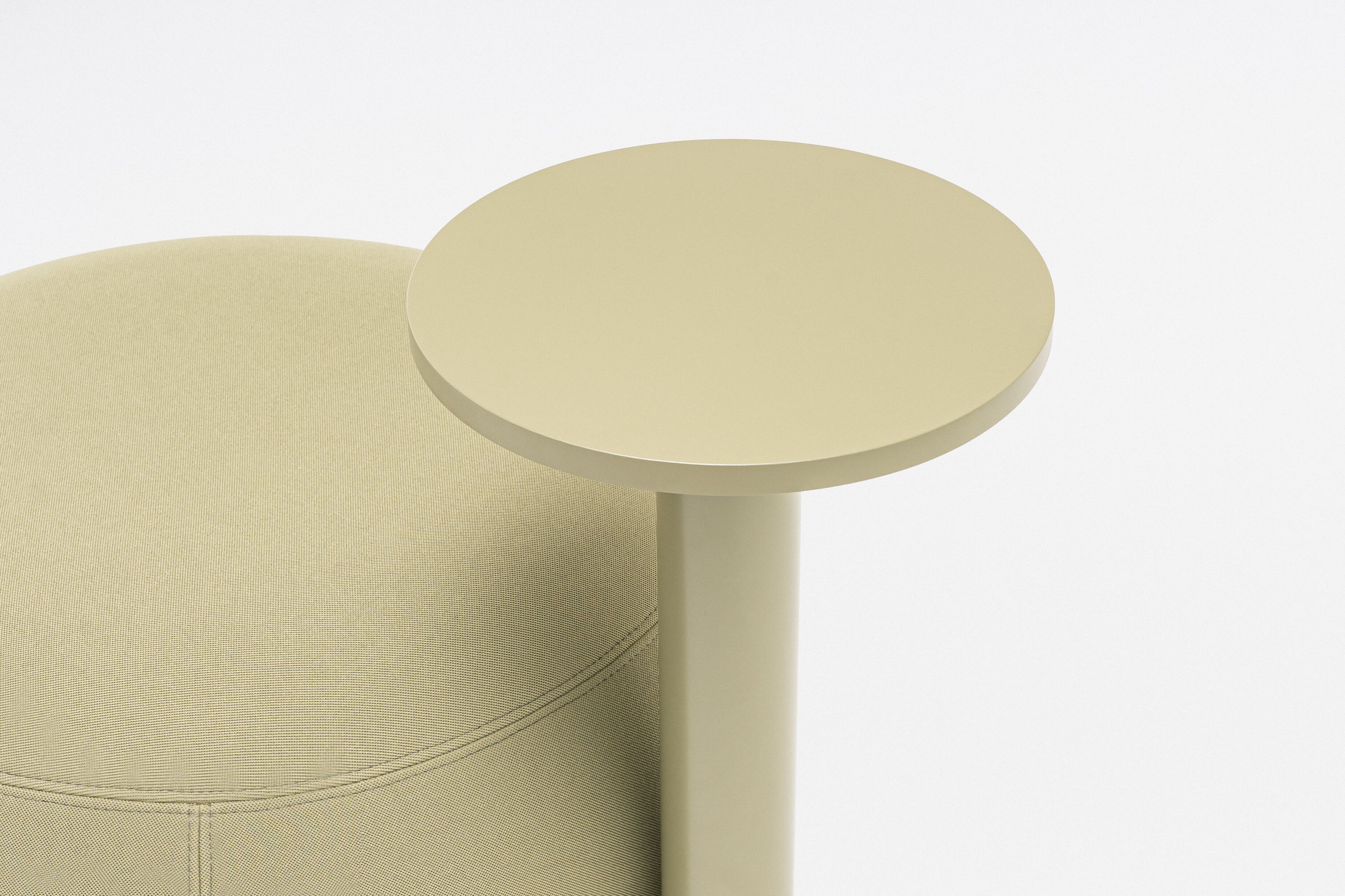 Круглый пуф из ткани MDD DOTS ARCH-00020698 - Вид №2