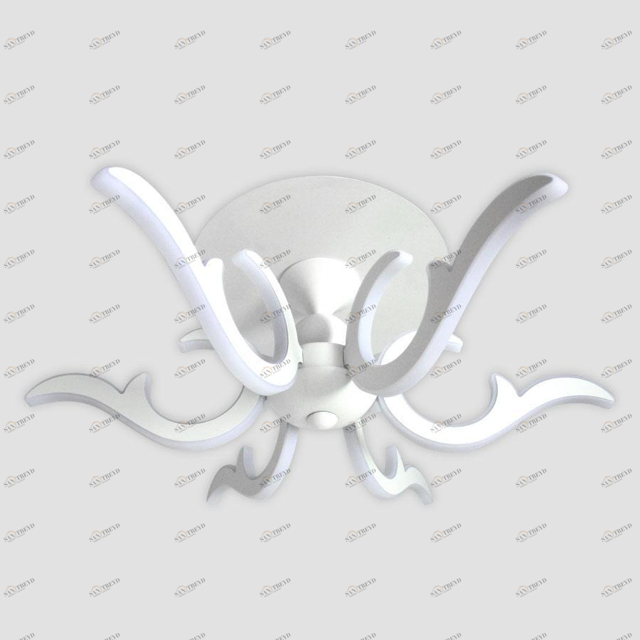 Потолочная светодиодная люстра Ambrella light Orbital Classic FK77/6 WH 200W D720 AMBRELLA LIGHT ДИЗАЙНЕРСКИЕ, ORBITAL CLASSIC 220083 Белый 