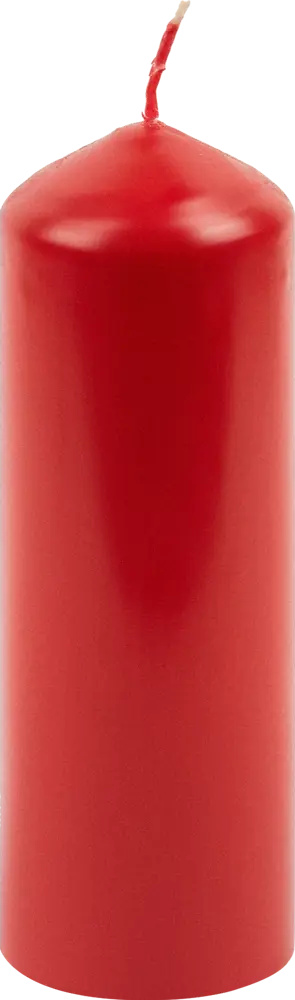 89369089 Свеча столбик красная 21 см STLM-0832618