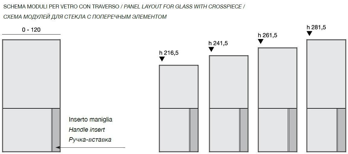 Longhi Лакированная раздвижная дверь из закаленного стекла Aluminiun chic – doors Serie 340 - Вид №4
