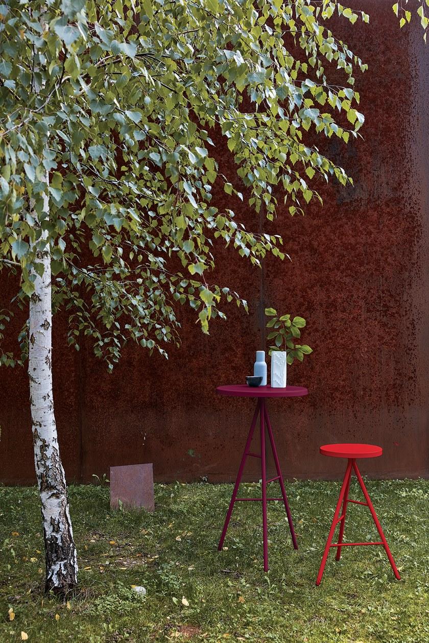 CaStil Табурет садовый металлический с подставкой для ног Symple Symple sg - Вид №3