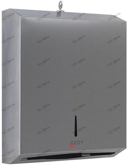 GEDY Диспенсер для бумажных полотенец из нержавеющей стали  2444 