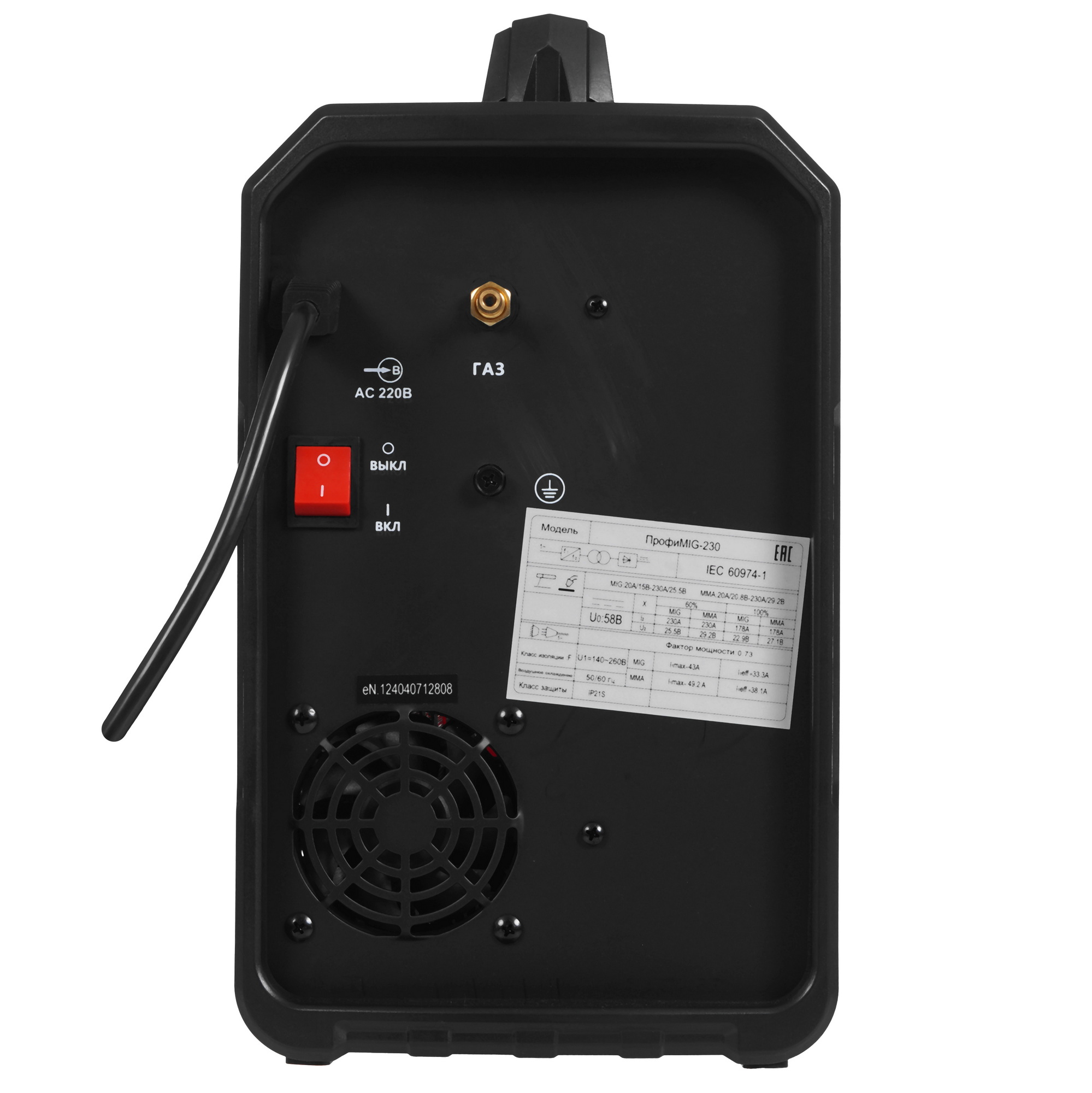 Сварочный аппарат Edon ПрофиMIG-230 5625338 STDN-0138488 - Вид №6