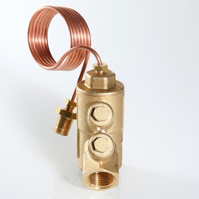 VT.044.G.0420 Автоматический регулятор перепада давления с фиксированной настройкой Valtec 1/2”, 20 кПа , 50-960 л/ч, с имп. трубкой 1 м  - Вид №6