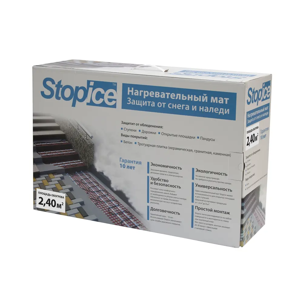 Нагревательный мат Stop Ice 2.4 м2 760 Вт STLM-2061361 - Вид №3