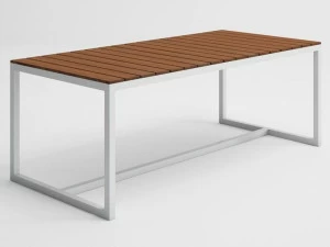 GANDIABLASCO Прямоугольный садовый стол из тика Saler teak