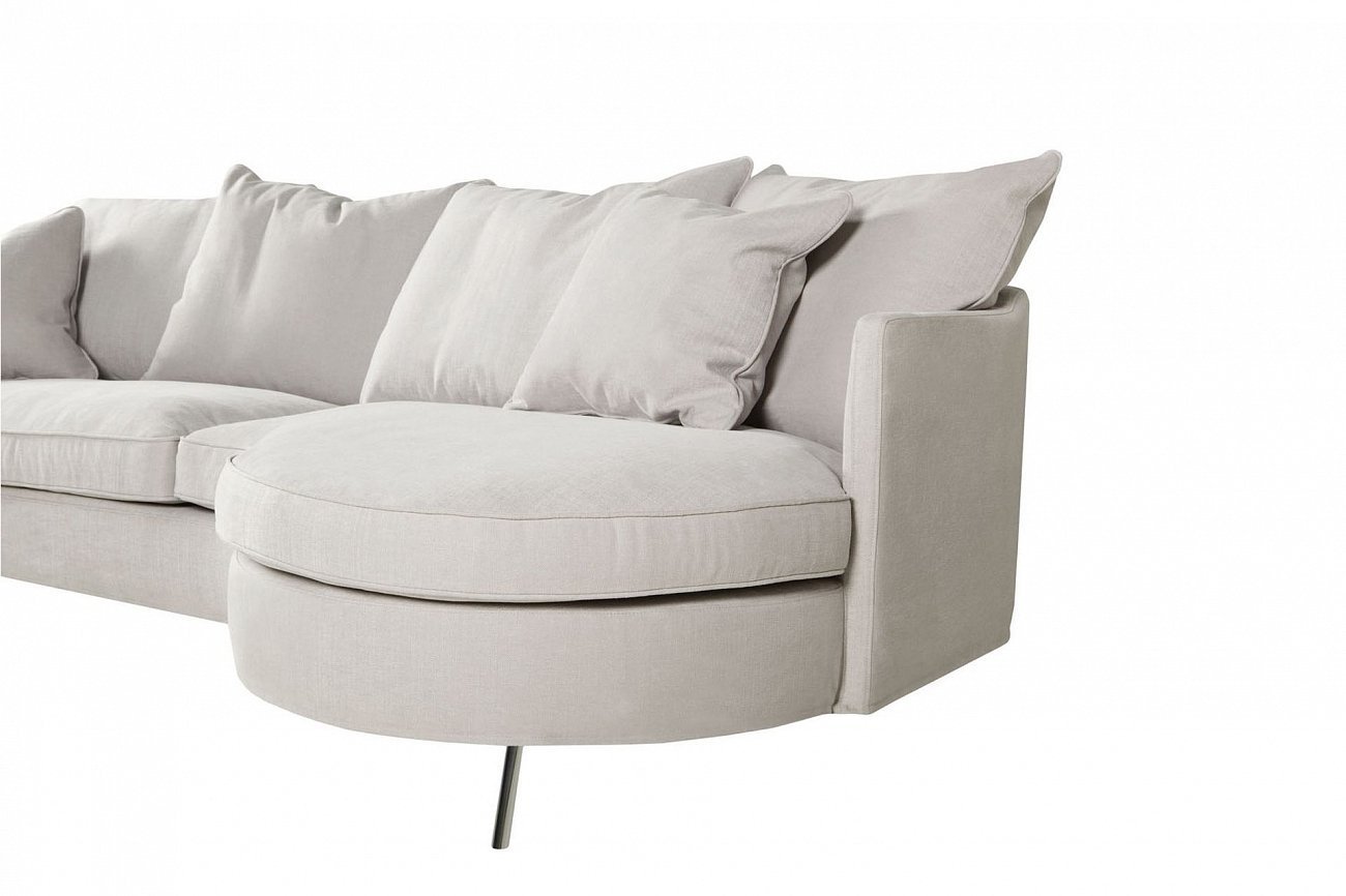 Диван Julia трехместный угловой светло-серый SITS ДИЗАЙНЕРСКИЕ, JULIA 192056 Серый  - Вид №4