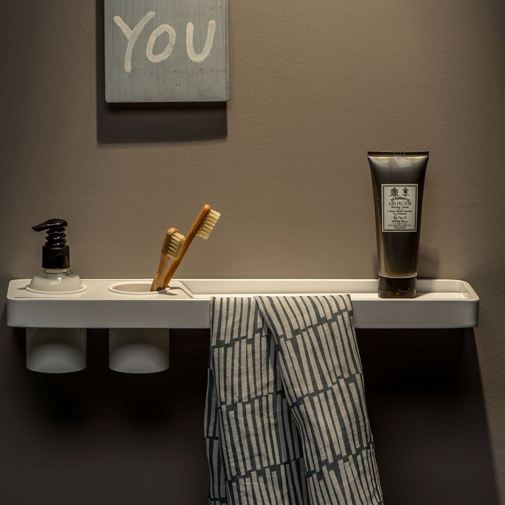 Держатель для полотенец / полка для ванной комнаты с порошковым покрытием EVER Life Design Brunt ARCH-00105081 - Вид №5