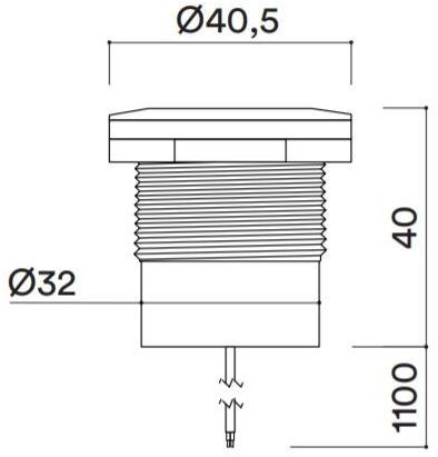 HER Светодиодный ступень из нержавеющей стали для улицы  Ex047  - Вид №3