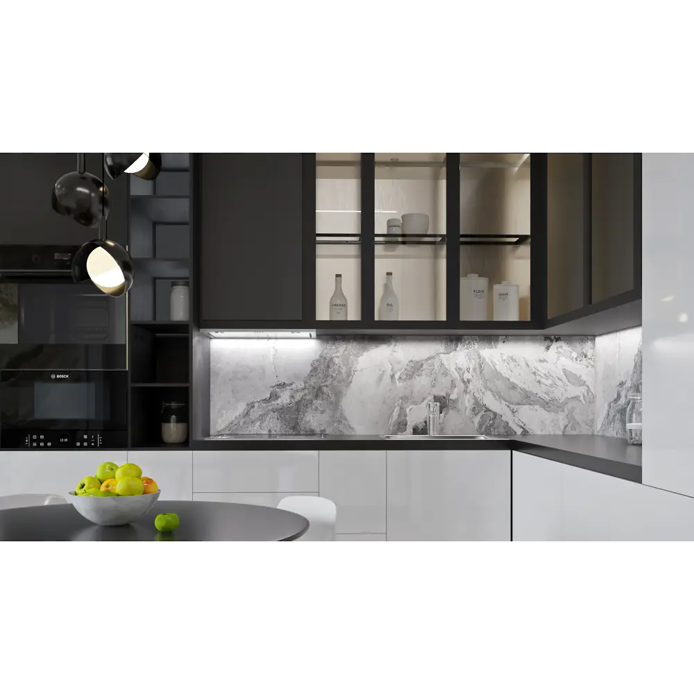 Стеновая панель Luxury Grey 120x0.4x60 см алюминий цвет серый 89199620 STLM-2014732 ALUMOART  - Вид №3