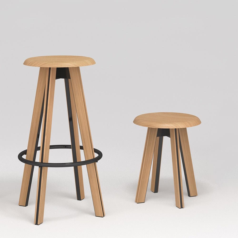 Деревянный низкий стул Vela Arredamenti Жан ARCH-00112935 - Вид №1