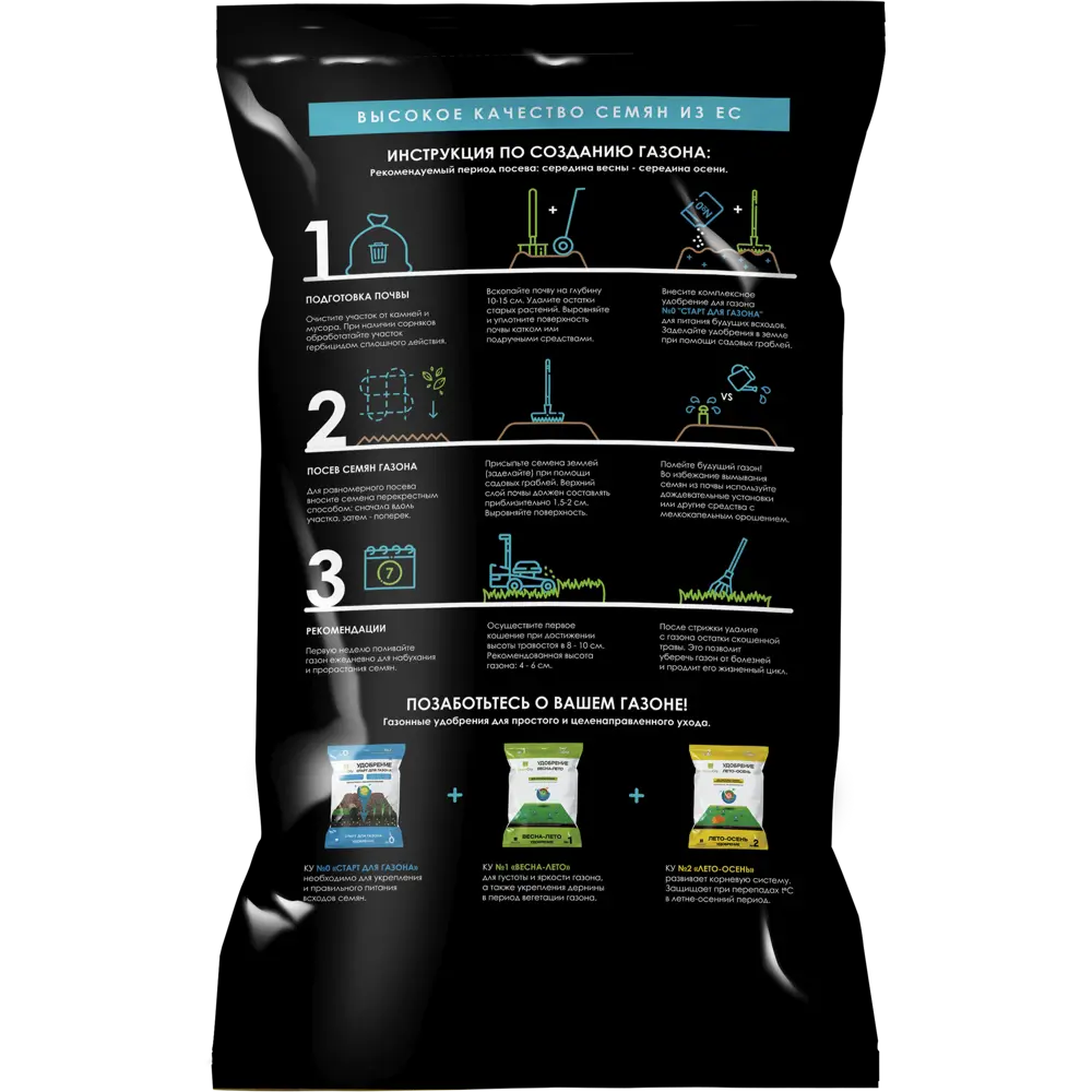 ГАЗОНCITY Райграс 100% - семена для спортивного газона 2 кг 82839168 STLM-0036891 - Вид №1