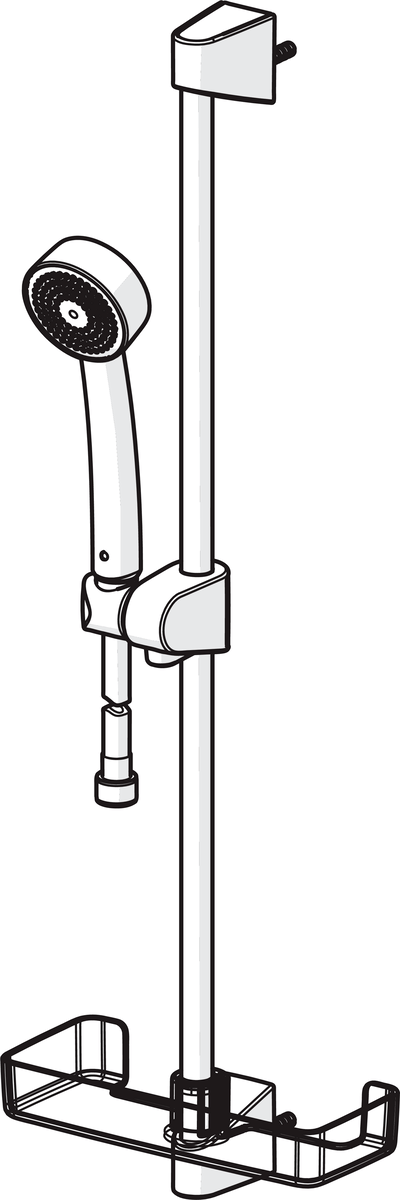 Oras 520-11 Душевой комплект 520-11 Apollo Белый  - Вид №2