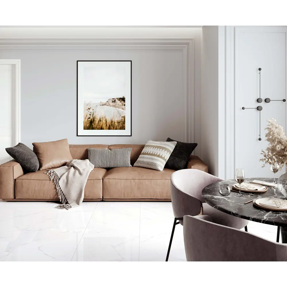 Керамогранит Laparet Atlantic 60x60 см 1.44 м² полированный цвет белый 87020937 STLM-2025152 Atlantic White - Вид №2