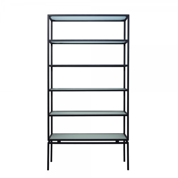 Стеллаж металлический на черном основании Gerda FOR MISS  263948 Черный  - Вид №3