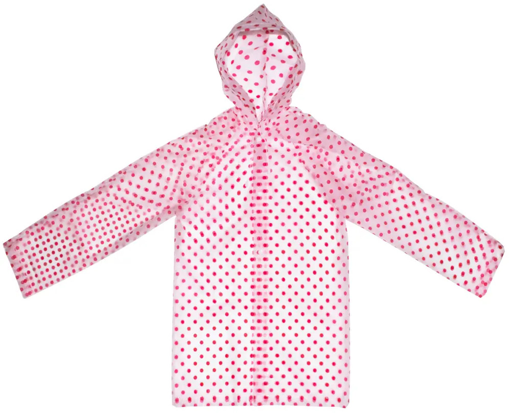 Детский дождевик GARDEN SHOW с капюшоном - защита от дождя в стильном горошек 82559962