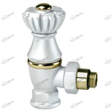 Вентиль верхний Rubinetterie Treemme серия "Liberty" 1/2 Bianco 7687