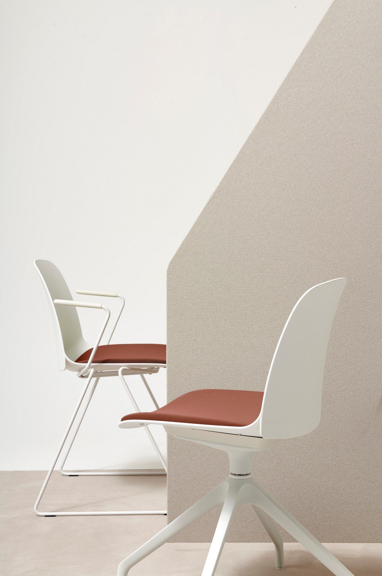 Стул из полипропилена с мягким сиденьем Diemme Kire ARCH-00036469 - Вид №4