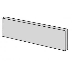 Бортик пристенный LAURA 120 стекло Поталь-золото