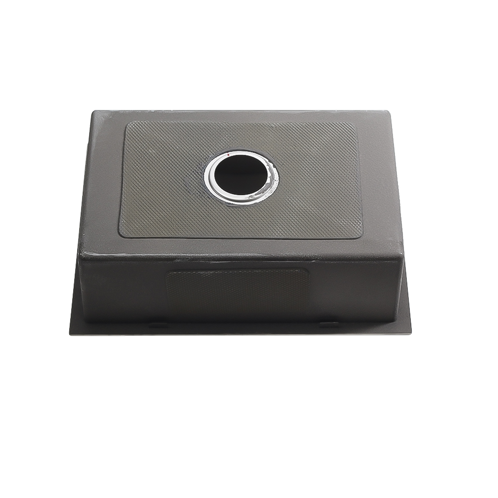 Мойка H6045 MELANA ProfLine 3,0/200 САТИН врезная прямоугольная с коландером H6045 H6045 сатин - Вид №4