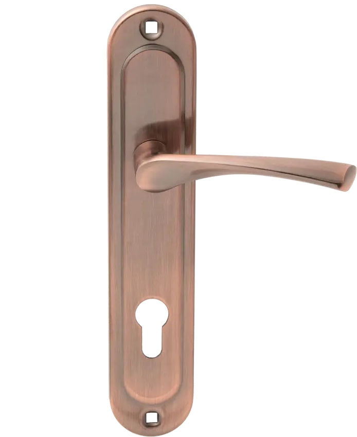 Дверная ручка Vanger на планке для входных дверей с возвратным механизмом 83577650