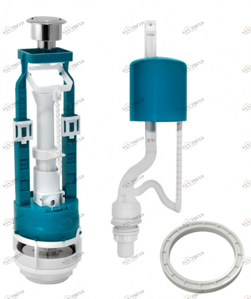 Арматура Инкоэр кнопка хром.нижн.подв. (СБ1-НпрНРФ-А-КК) (3-3-2-5) СБ1-НпрНРФ-А-КК 14137