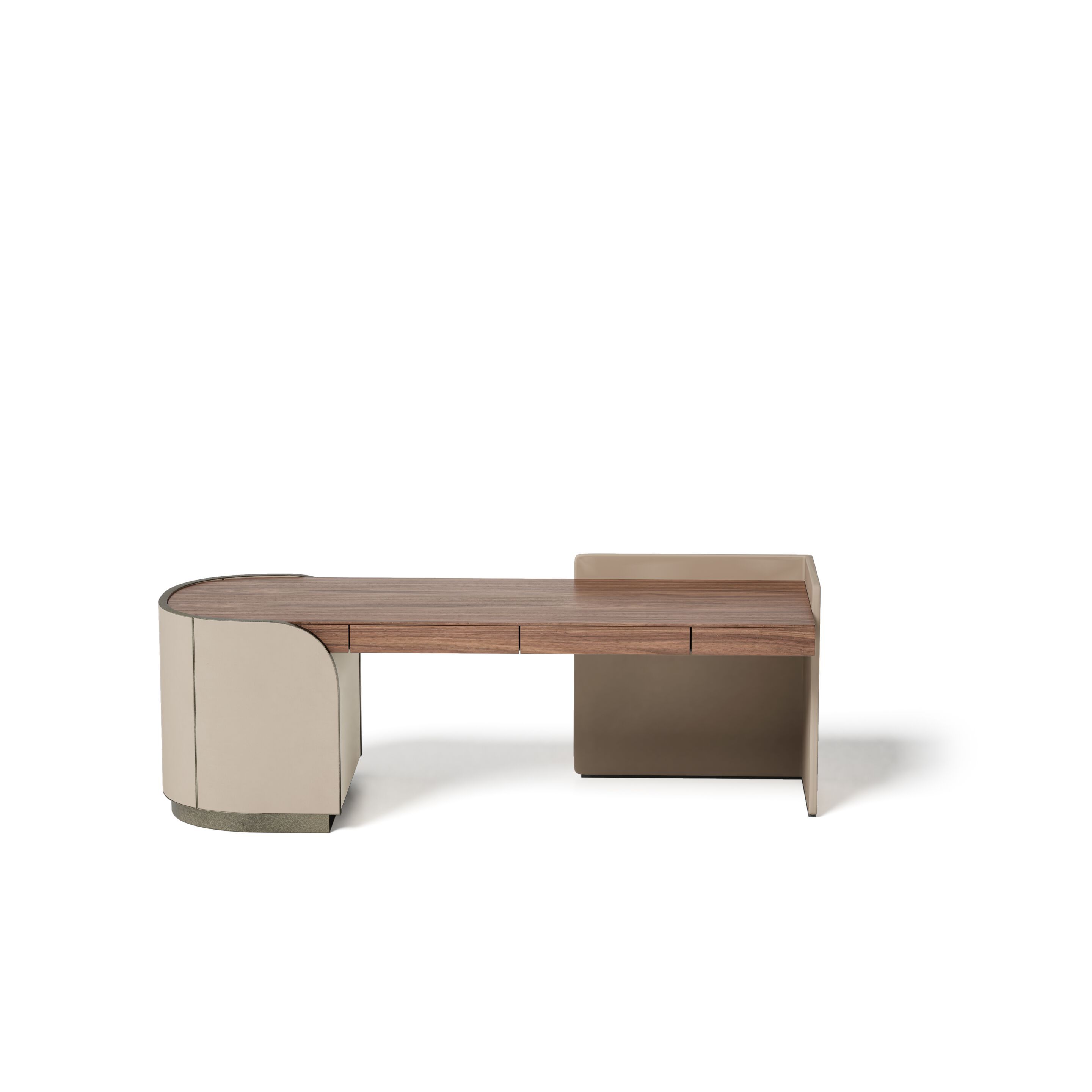 Кожаный стол с ящиками Capital Collection Duna ARCH-00135864 - Вид №7