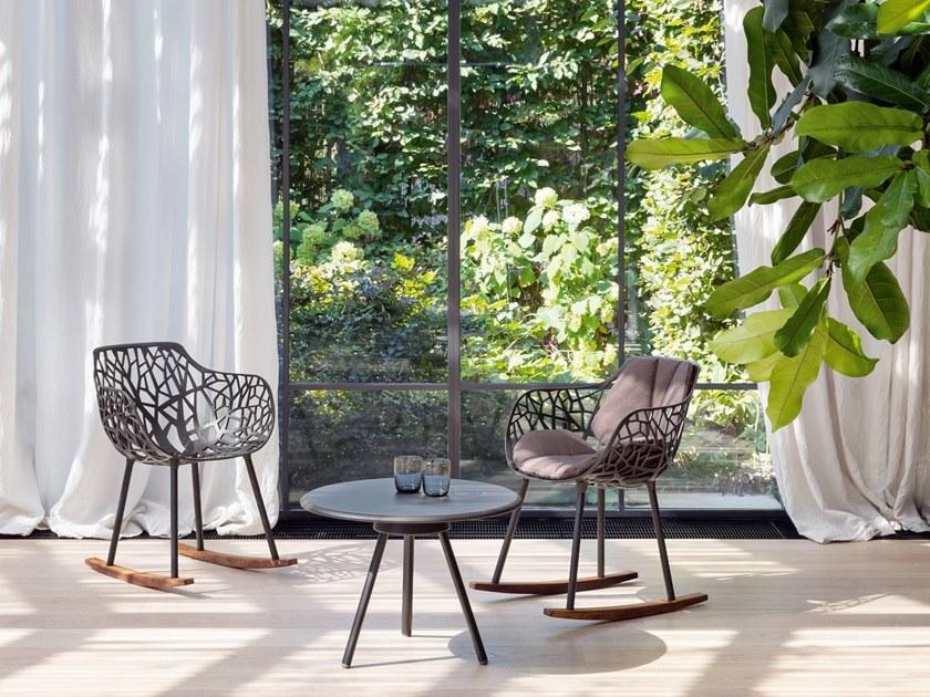 FAST Кресло-качалка из алюминия с подлокотниками Forest 6500d - Вид №1