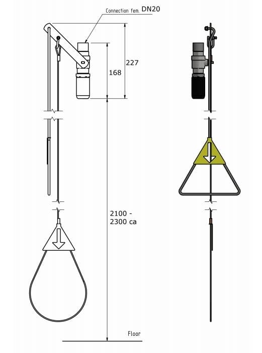 Аварийный душ Thermomat DL200 ARCH-00141376 - Вид №1