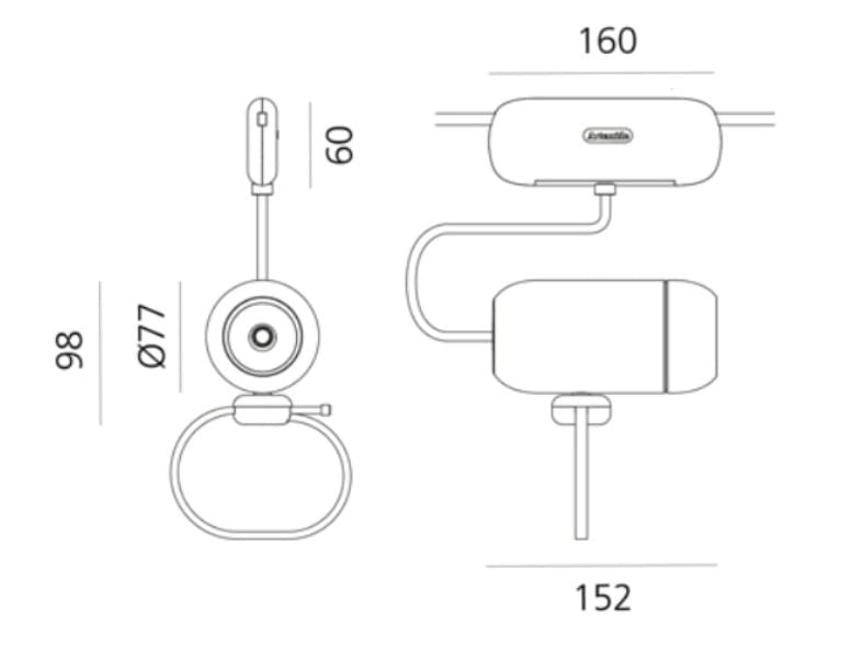 Регулируемый светодиодный наружный прожектор Artemide Gople Outdoor ARCH-00062191 - Вид №6