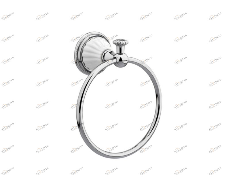 233573.0000.01 Кольцо для полотенца 165мм с фарфором Золото 24К Mestre Artica