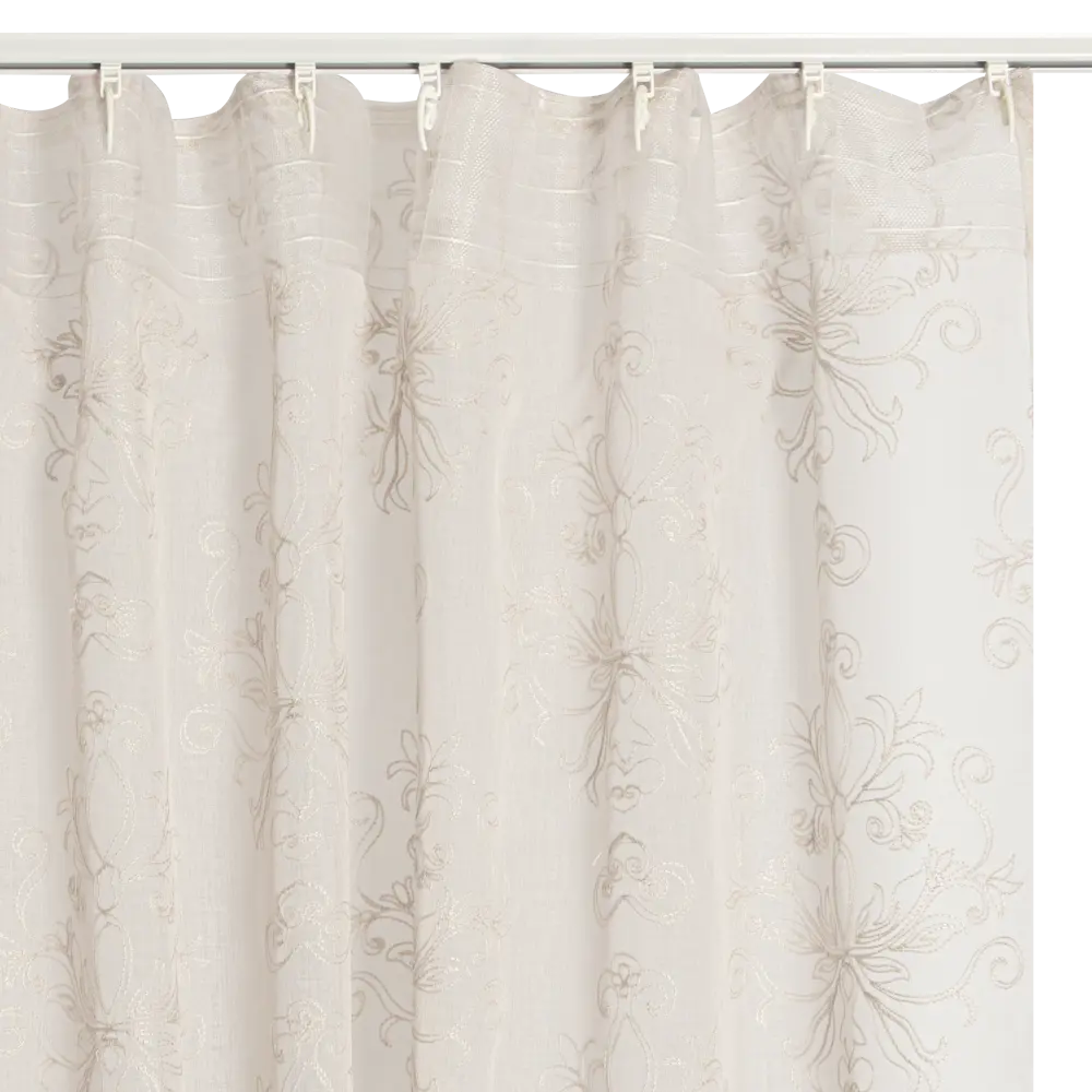 Тюль на ленте Inspire Jamy 285x280 см цвет Trench6 бежевый 83321650 STLM-2102382  - Вид №5