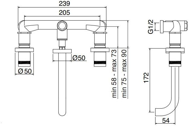 Rubinetterie Treemme X-change  7252xr  - Вид №2