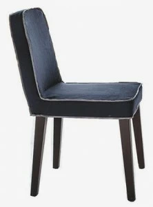 Gervasoni Стул из мягкой ткани Next / spin