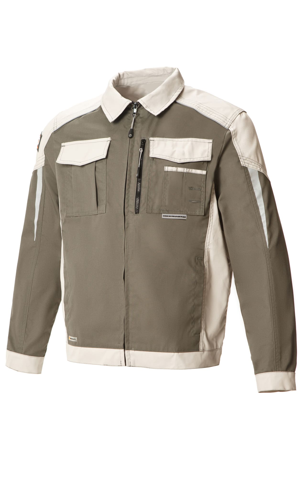 4957106 Костюм  NEW серый хаки с серым песком STATUS  Летняя спецодежда  размер 60-62/182-188  - Вид №1