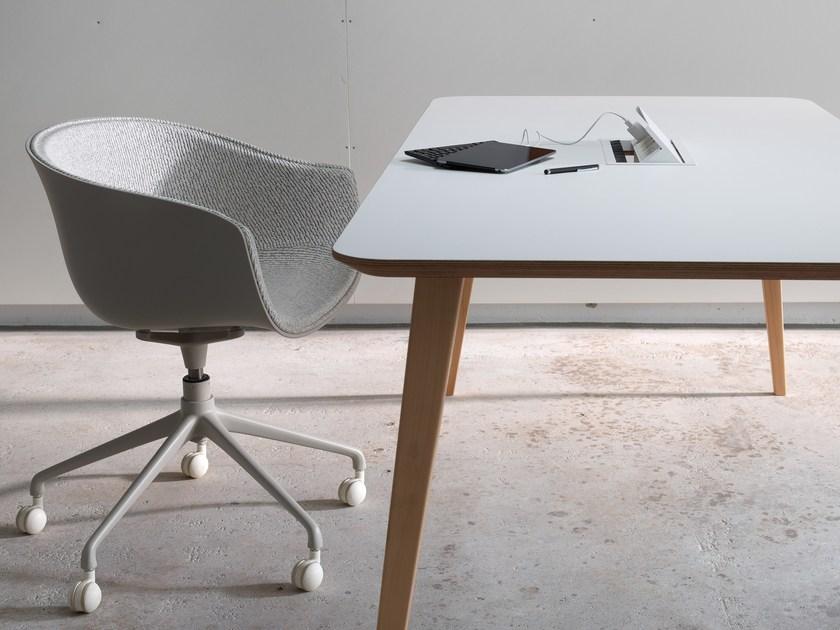 ONDARRETA 5-спицевое вращающееся кресло на колесиках Bai sun-id-1414632 - Вид №7