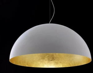 Oluce Подвесной светильник с прямым светом сусального золота и пмма