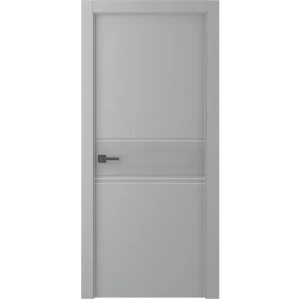 Дверь межкомнатная глухая Твинвуд2 эмаль серый 2100x800 мм